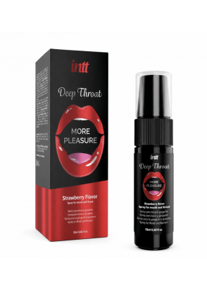Спрей для минета Deep throat INTT со вкусом клубники 12 мл